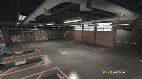 FIVEM Motoclub Holland Club | Motoclub Clubhouse & Garage MLO | Interior & Exterior | Bar & Lounge | Mechanic Garage | Custom Props | Add-On | Optimized | Fivem Ready | High Quality — image 6