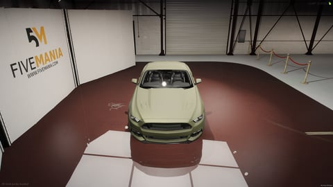 FIVEM Mustang | Realistic Sports Car [Unbadged] Add-On | Interior & Exterior | Working Lights | Optimized | Fivem Ready | High Quality — image 5