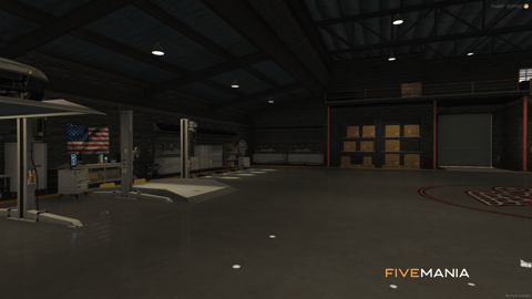 FIVEM Bighorn Biker Club | Biker Gang Clubhouse MLO | Interior & Exterior | Garage | Meeting Room | Lounge | Add-On | Optimized | Fivem Ready | High Quality — image 9