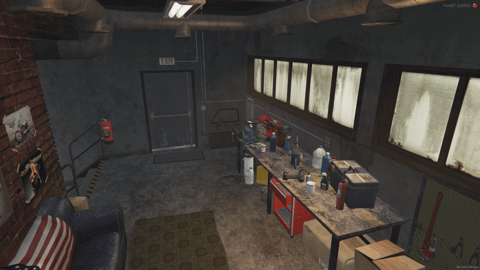 FIVEM Lost Club V2 | Lore-Friendly Biker Gang Clubhouse | Interior & Exterior | Bar & Lounge | Garage & Workshop | Add-On | Optimized | Fivem Ready | High Quality — image 9