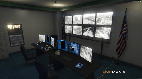 FIVEM Davis Sheriff Station | Detailed Police Station MLO | Interior & Exterior | Shooting Range | Jail Cells | Offices | Add-On | Optimized | Fivem Ready | High Quality — image 20