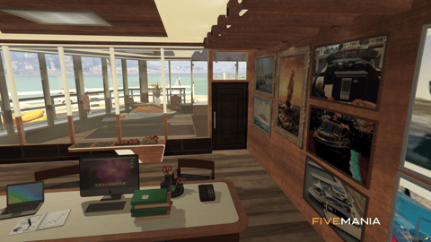 FIVEM Sandy Reworked Beaches | Expanded Coastal Environment MLO | Marina | Restaurant | Office | Dry Dock | Add-On | Optimized | Fivem Ready | High Quality — image 11