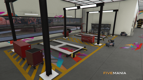 FIVEM Bennys Vespucci | Premium Mechanic Shop MLO | Interior & Exterior | Customization Bays | Reception & Office | Add-On | Optimized | Fivem Ready | High Quality — image 11