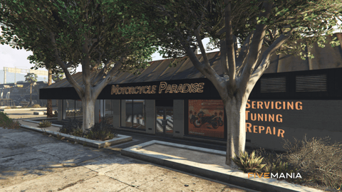 FIVEM Motorcycle Paradise | Motorcycle Dealership & Garage MLO | Interior & Exterior | Showroom & Workshop | Add-On | Optimized | Fivem Ready | High Quality — image 2