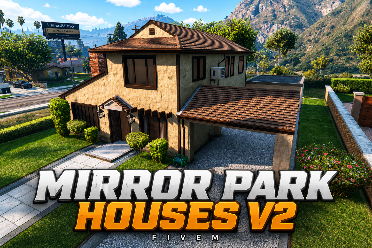 FIVEM Mirror Park Houses V2 | Residential MLO Pack | Interior & Exterior | Custom Interiors | Add-On | Optimized | Fivem Ready | High Quality