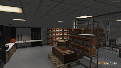 FIVEM Fib Bureau | Federal Investigation Bureau MLO | Interior & Exterior | Rooftop Access | Add-On | Optimized | Fivem Ready | High Quality — image 15
