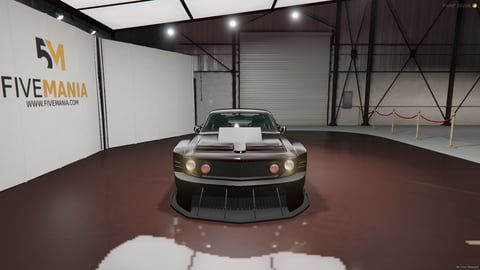 FIVEM Domgtt4 | Custom Muscle Car [Unbadged] Add-On | Working Lights | Custom Body Kit | High Performance | Add-On | Optimized | Fivem Ready | High Quality, image 4