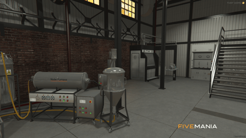 FIVEM Meth Lab | Hidden Industrial MLO | Interior & Exterior | Custom Props | Add-On | Optimized | Fivem Ready | High Quality — image 13