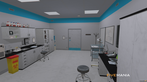 FIVEM Vespucci Hospital | Detailed Hospital MLO | Interior & Exterior | Waiting Rooms | Operating Theatres | Laboratories | Add-On | Optimized | Fivem Ready | High Quality — image 15