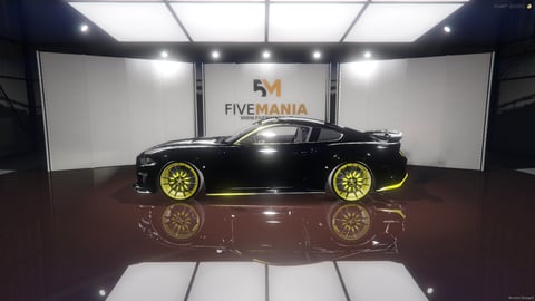 FIVEM Ford Mustang | Realistic Sports Car [Badged] Add-On | Custom Wheels | Tuning Parts | Add-On | Optimized | Fivem Ready | High Quality — image 7