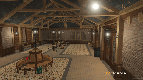 FIVEM Sandy Train Station | Detailed Train Station MLO | Interior & Exterior | Ticket Booth | Waiting Area | Add-On | Optimized | Fivem Ready | High Quality — image 7