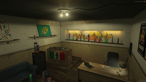 FIVEM Vagos Hideout | Gang Hideout MLO | Interior & Exterior | Bar & Pool Table | Add-On | Optimized | Fivem Ready | High Quality — image 9