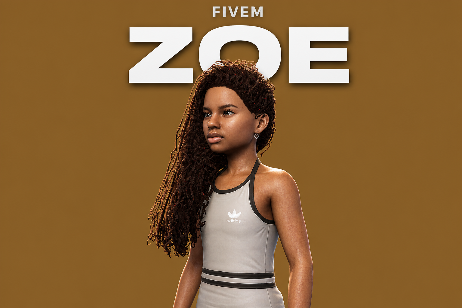 Zoe | Female Teen Ped | Multiple Outfits | Optimized & Fivem Ready [Add-On]