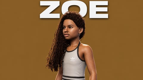 Zoe | Female Teen Ped | Multiple Outfits | Optimized & Fivem Ready [Add-On] cover