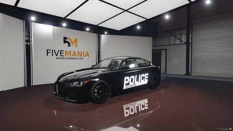 FIVEM Dlkomoda | Police Sedan [Unbadged] Add-On | Emergency Lights | Liveries | Optimized | Fivem Ready | High Quality — image 3