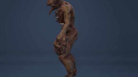 Ragnar | FiveM Male Ped | Mutated Zombie Creature | Multiple Outfits | Optimized & Fivem Ready [Add-On], image 8