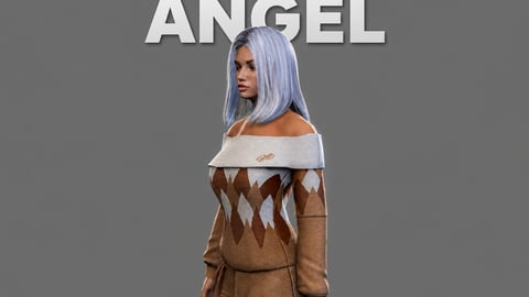 Angel | Female Ped | Multiple Outfits | Optimized & Fivem Ready [Add-On] cover