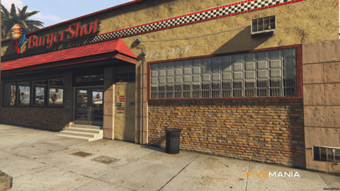 FIVEM Burgershot Restaurant | Iconic Fast Food MLO | Interior & Exterior | Full Kitchen | Dining Area | Restrooms | Add-On | Optimized | Fivem Ready | High Quality — image 4