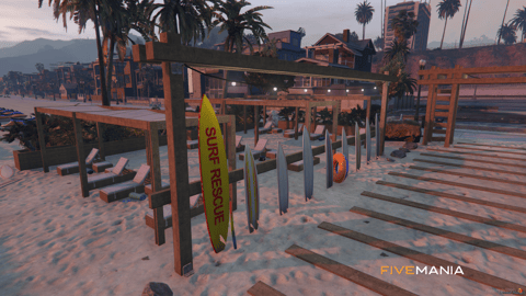 FIVEM Beach Club | Vibrant Coastal MLO | Bar & Hot Tub | Seating Areas | Add-On | Optimized | Fivem Ready | High Quality — image 7