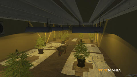 FIVEM Blackmarket Hideout | Multi-Purpose Criminal MLO | Drug Lab | Gambling Den | Bar Interior | Interior & Exterior | Add-On | Optimized | Fivem Ready | High Quality — image 11