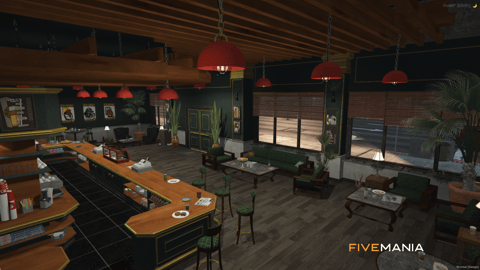FIVEM Bean Machine | Cozy Coffee Shop MLO | Interior & Exterior | Custom Props | Add-On | Optimized | Fivem Ready | High Quality — image 4