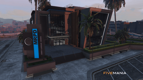FIVEM Mission Row Pd V4 | Modern Police Station MLO | Interior & Exterior | Multiple Rooms | Control Room | Jail Cells | Add-On | Optimized | Fivem Ready | High Quality — image 2