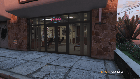 FIVEM Barber Shop | Cozy Hair Salon MLO | Interior & Exterior | Custom Props | Waiting Area | Reception | Add-On | Optimized | Fivem Ready | High Quality — image 2