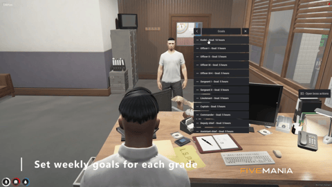 FIVEM Multijob | Advanced Job Management System | Multiple Active Jobs | Boss Actions | Weekly Goals | On-Duty System | Add-On | Optimized | Fivem Ready | High Quality, image 13