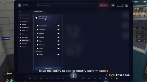 FIVEM Police MDT and Dispatch System | Comprehensive Law Enforcement Tool | Live Map, Dispatch Calls, Citizen & Case Management, Department Overview | Add-On | Optimized | Fivem Ready | High Quality, image 58