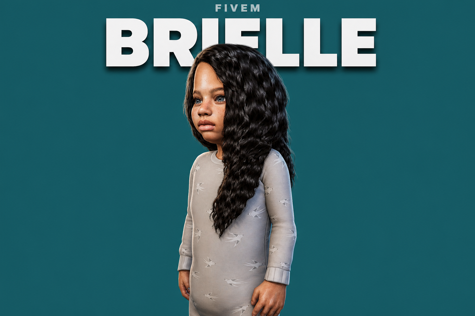 Brielle | Female Ped | Multiple Outfits | Optimized & Fivem Ready [Add-On]