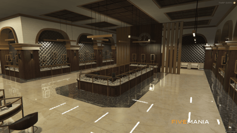 FIVEM Rocks In Socks Jewlery Store | Luxury Jewelry Store MLO | Interior & Exterior | Custom Props | Detailed Design | Add-On | Optimized | Fivem Ready | High Quality — image 4