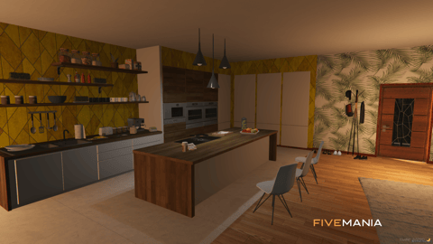 FIVEM Vinewood Villa V2 | Luxury Modern Estate | Interior & Exterior | Pool & Garage | Gym & Kitchen | Add-On | Optimized | Fivem Ready | High Quality — image 6