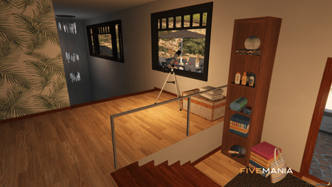 FIVEM Vinewood Villa V2 | Luxury Modern Estate | Interior & Exterior | Pool & Garage | Gym & Kitchen | Add-On | Optimized | Fivem Ready | High Quality — image 11