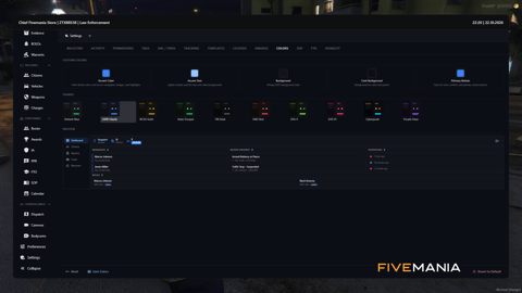 FIVEM Police Records Mdt | Comprehensive Police Records System | Evidence Tracking | Personnel Management | Custom Themes | Integrated Dispatch | Add-On | Optimized | Fivem Ready | High Quality, image 46