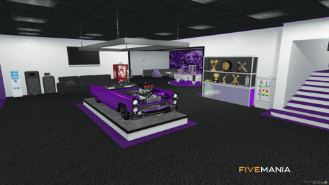 FIVEM Ballas Hide Out | Custom Gang Hideout MLO | Interior & Exterior | Custom Graffiti | Lounge & Garage | Add-On | Optimized | Fivem Ready | High Quality — image 10