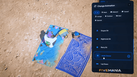 FIVEM Sit Anywhere | Universal Sitting Script | Custom Animations | Lay Down Feature | Prop Detection | Custom UI | Add-On | Optimized | Fivem Ready | High Quality, image 30