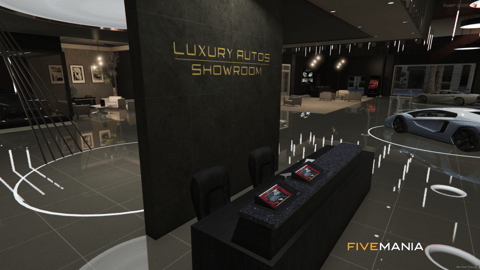 FIVEM Luxury Autos Dealership | Luxury Vehicle Dealership MLO | Interior & Exterior | Reception Area | Office Space | Garage | Add-On | Optimized | Fivem Ready | High Quality — image 12