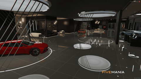 FIVEM Luxury Autos Dealership | Luxury Vehicle Dealership MLO | Interior & Exterior | Reception Area | Office Space | Garage | Add-On | Optimized | Fivem Ready | High Quality — image 4