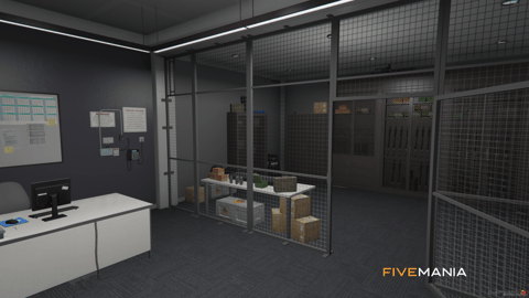 FIVEM Vinewood Police Department | Detailed Police Station MLO | Interior & Exterior | Offices & Jail Cells | Parking Garage | Add-On | Optimized | Fivem Ready | High Quality — image 15