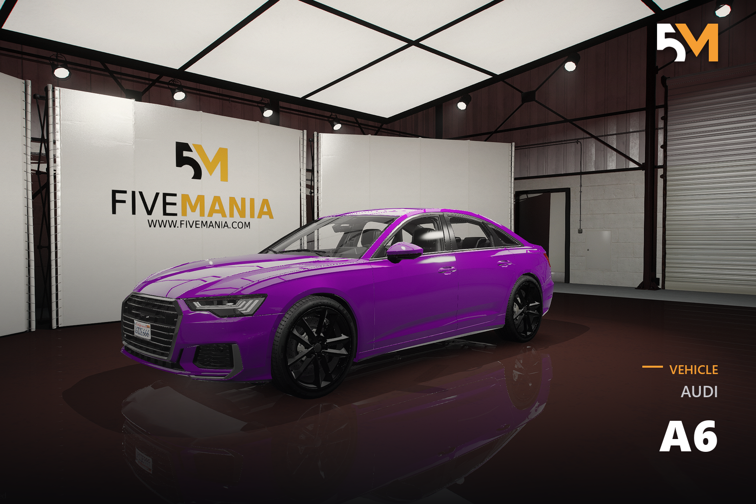 FIVEM Audi A6 | Realistic Luxury Sedan [Badged] Add-On | Interior & Exterior | High Quality Model | Custom Wheels | Add-On | Optimized | Fivem Ready | High Quality