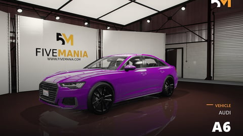 FIVEM Audi A6 | Realistic Luxury Sedan [Badged] Add-On | Interior & Exterior | High Quality Model | Custom Wheels | Add-On | Optimized | Fivem Ready | High Quality cover