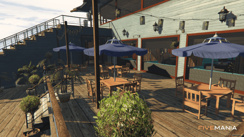 FIVEM Pearls Lounge | Coastal Seafood Restaurant & Lounge MLO | Interior & Exterior | Outdoor Seating | DJ Booth | Add-On | Optimized | Fivem Ready | High Quality — image 9
