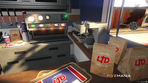 FIVEM Ltd Gasoline | Gas Station & Convenience Store MLO | Interior & Exterior | Custom Props | Add-On | Optimized | Fivem Ready | High Quality — image 11