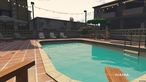 FIVEM [crown Jewels Motel] | Fully Furnished Motel MLO | Interior & Exterior | Multiple Rooms | Swimming Pool | Add-On | Optimized | Fivem Ready | High Quality — image 13