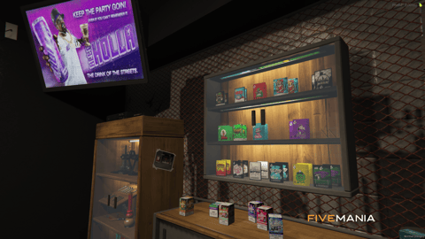 FIVEM Smokeys Weed Shop | Detailed Cannabis Dispensary MLO | Interior & Exterior | Custom Props | Outdoor Area | Add-On | Optimized | Fivem Ready | High Quality — image 6