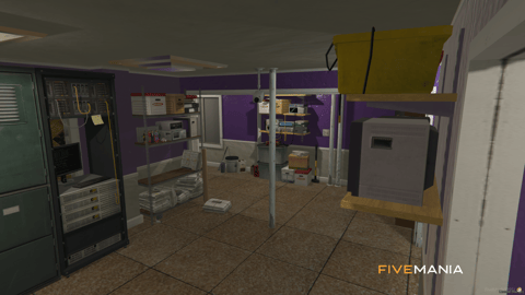 FIVEM Ballas Gang Hideout | Custom Gang Hideout MLO | Interior & Exterior | Custom Props | Add-On | Optimized | Fivem Ready | High Quality — image 18