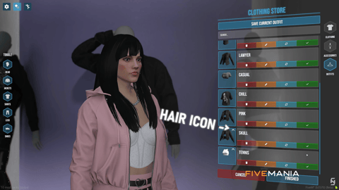 FIVEM Appearance Menu | Advanced Character Customization UI | Ped & Clothing Customization | Tattoo System | Optimized | Fivem Ready | High Quality, image 16