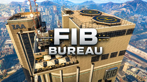 FIVEM Fib Bureau | Federal Investigation Bureau MLO | Interior & Exterior | Rooftop Access | Add-On | Optimized | Fivem Ready | High Quality cover