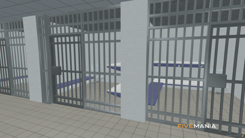 FIVEM Eclipse Police Department | Modern Police Station MLO | Interior & Exterior | Offices | Jail Cells | Briefing Room | Add-On | Optimized | Fivem Ready | High Quality — image 31