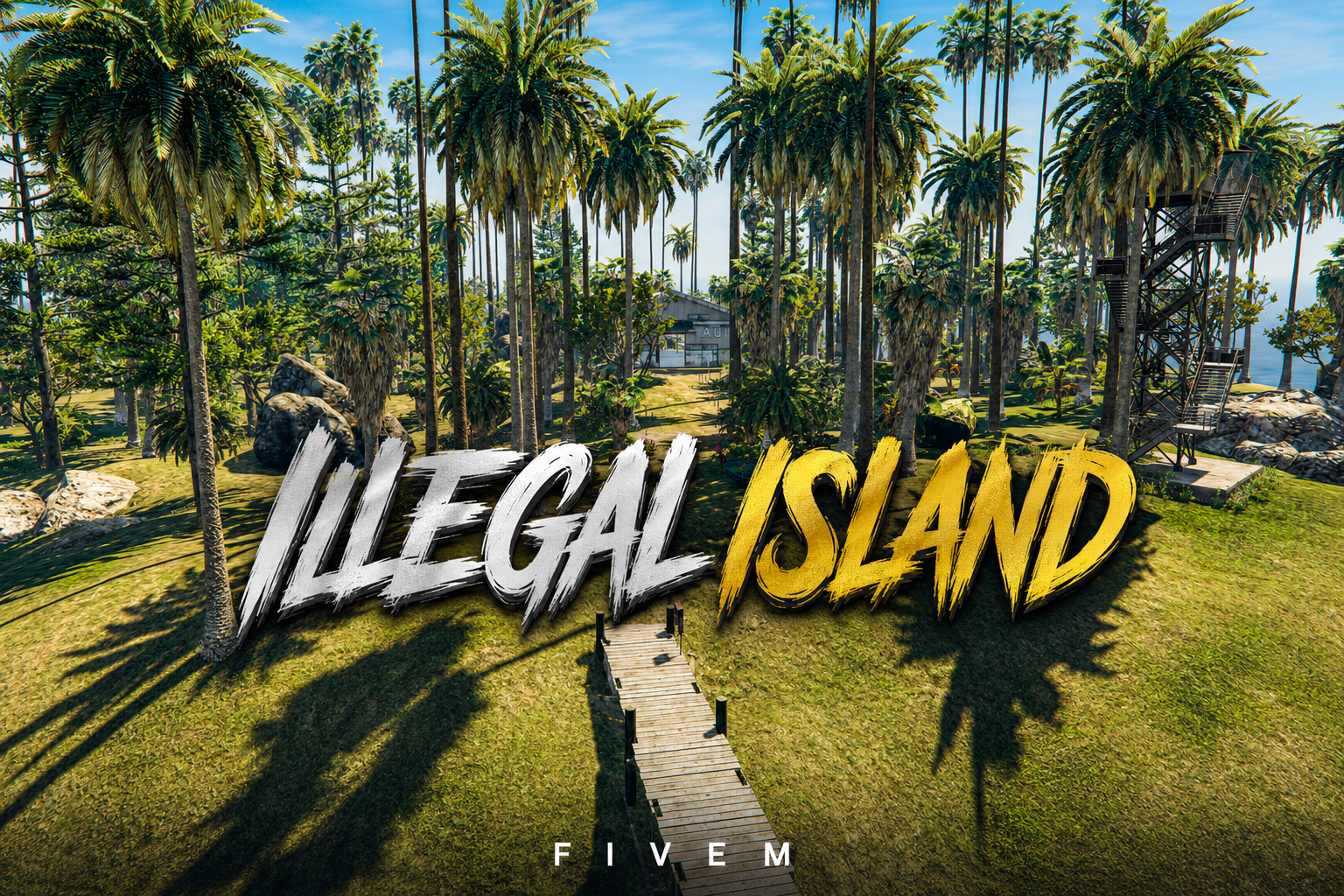FIVEM Illegal Island | Custom Island Map | Custom Props | Unique Location | Add-On | Optimized | Fivem Ready | High Quality